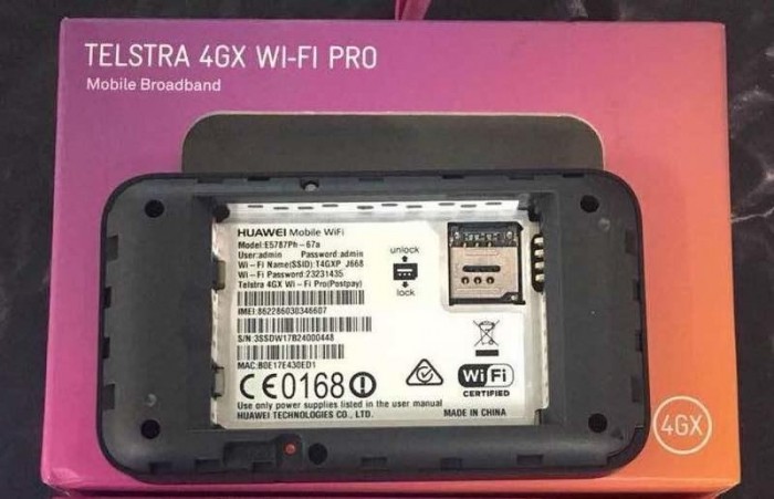 Bộ phát Wifi 4G Huawei E5787Ph tốc độ 300Mbps. Hàng cao cấp Telstra Úc - Pin 3000mAh