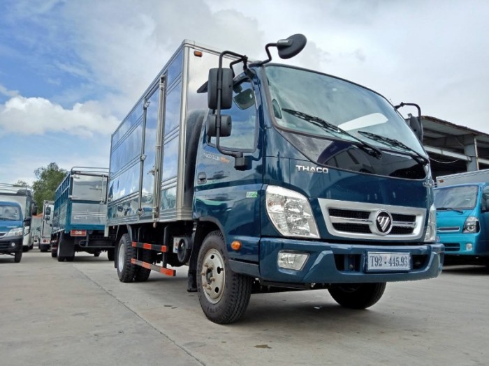 Xe tải Thaco thùng dài 2,5 tấn vào thành phố