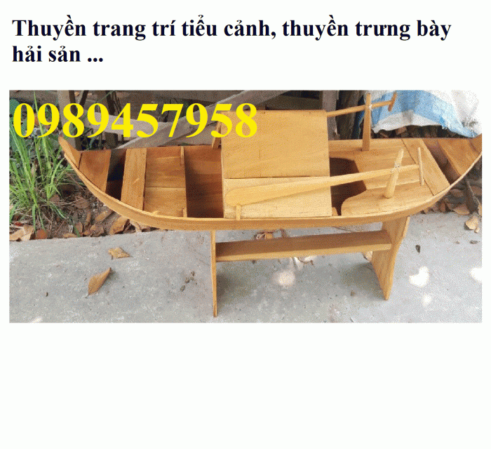 Mẫu xuồng gỗ đẹp tại Sài Gòn, Thuyền gỗ giá rẻ tại Sài Gòn19