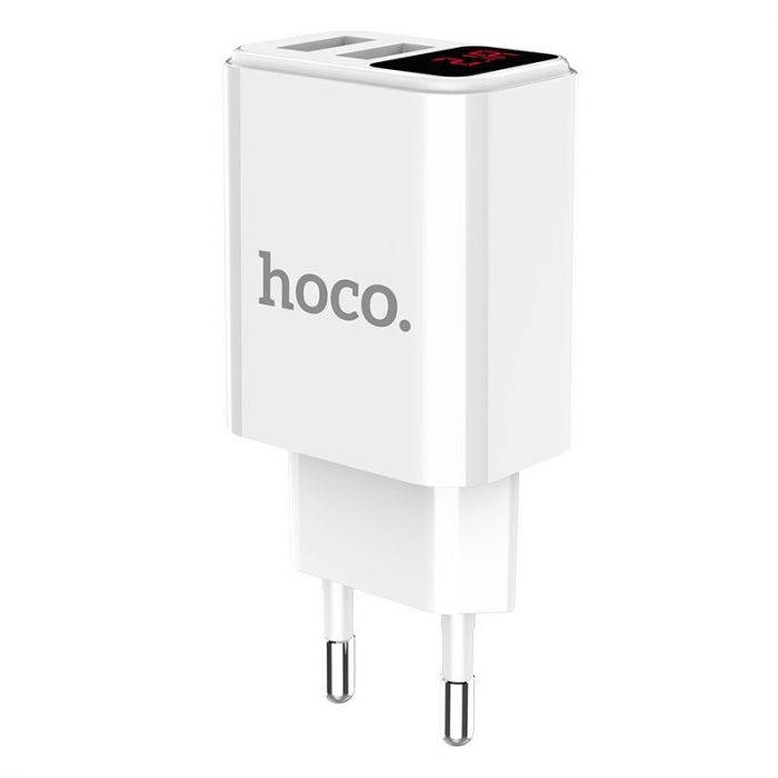 Cốc sạc coco c63a có 2 cổng sạc và màn hình led hiển thị điện áp sạc