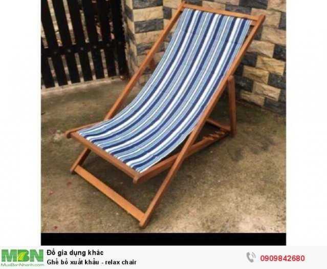 Ghế bố xuất khẩu - relax chair1