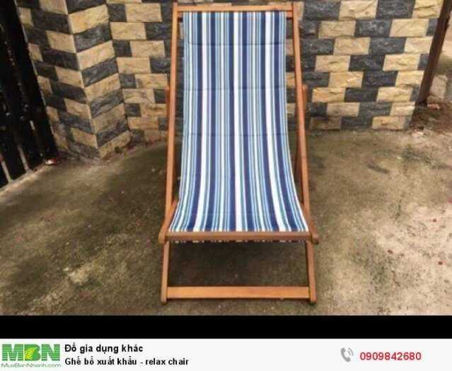 Ghế bố xuất khẩu - relax chair2
