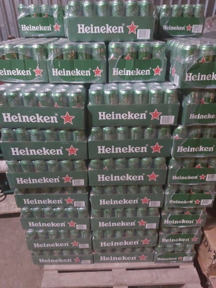 Bia Heineken Hà Lan 500ml, 24 lon.