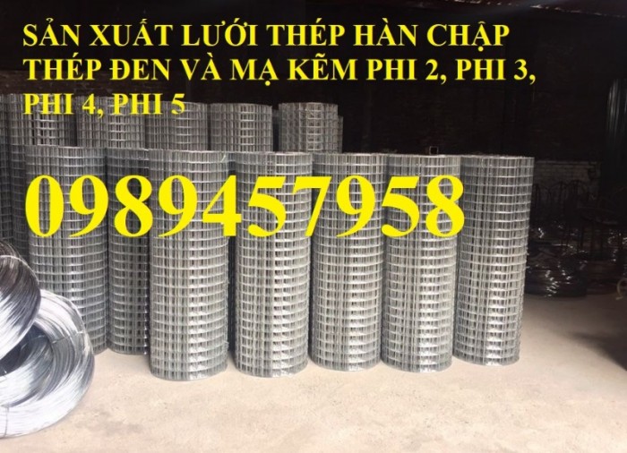 Sản xuất lưới hàn chập phi 3 khổ 1mx2m, 1,2mx2m, 1,5mx3m theo đơn hàng Mới  100%, giá: 24.000đ, gọi: 0989 457 958, Ninh Bình - Ninh Bình, id-b68f1700
