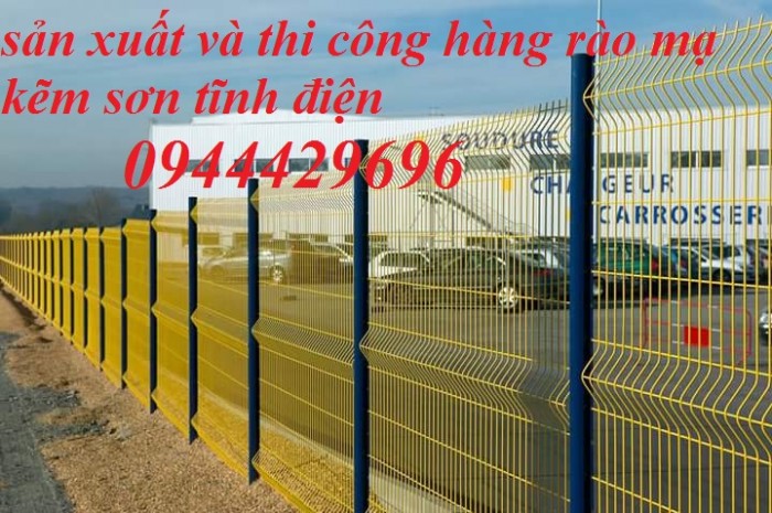 Hàng Rào Lưới Thép Hàn D5 a 50x200 Sơn Tĩnh Điện1