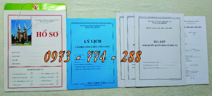 Bán hồ sơ cán bộ viên chức dùng cho các ngành9