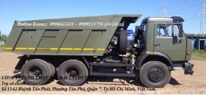 Xe ben Kamaz 15 tấn | Kamaz 65115 Nhập khẩu  | Bán xe ben Kamaz tại Daknong