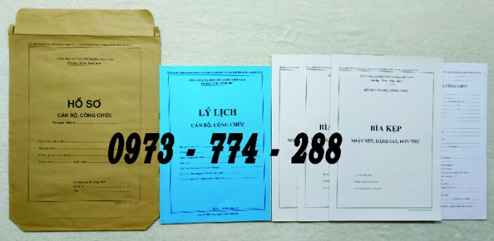 Bán mẫu hồ sơ cán bộ công chức viên chức9
