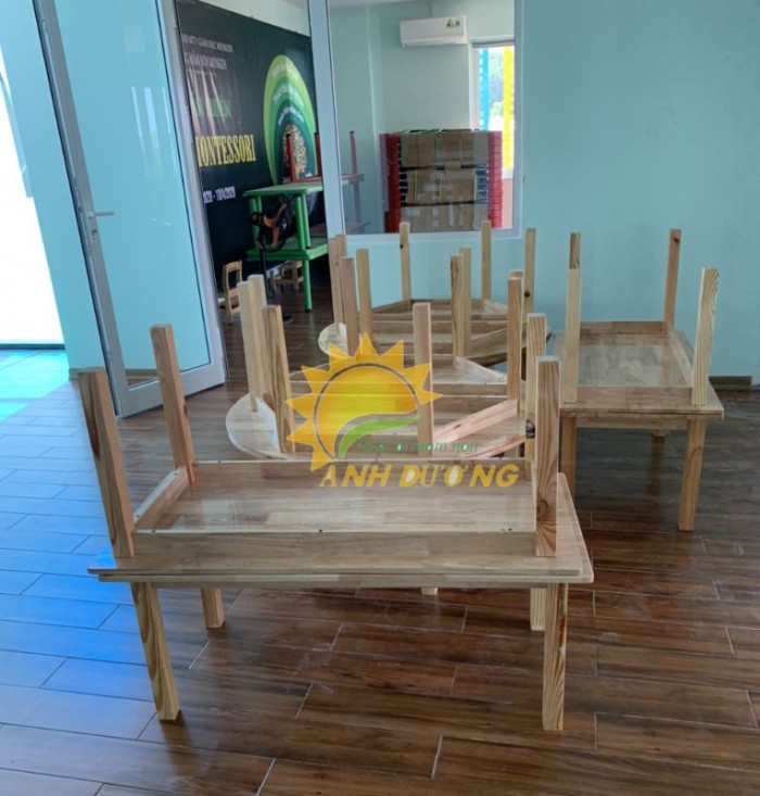 Chuyên cung cấp bàn ghế gỗ mầm non cho bé giá rẻ, uy tín, chất lượng nhất