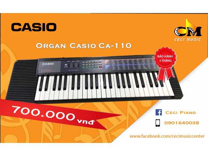 Organ Casio CA110 likenew 90%0