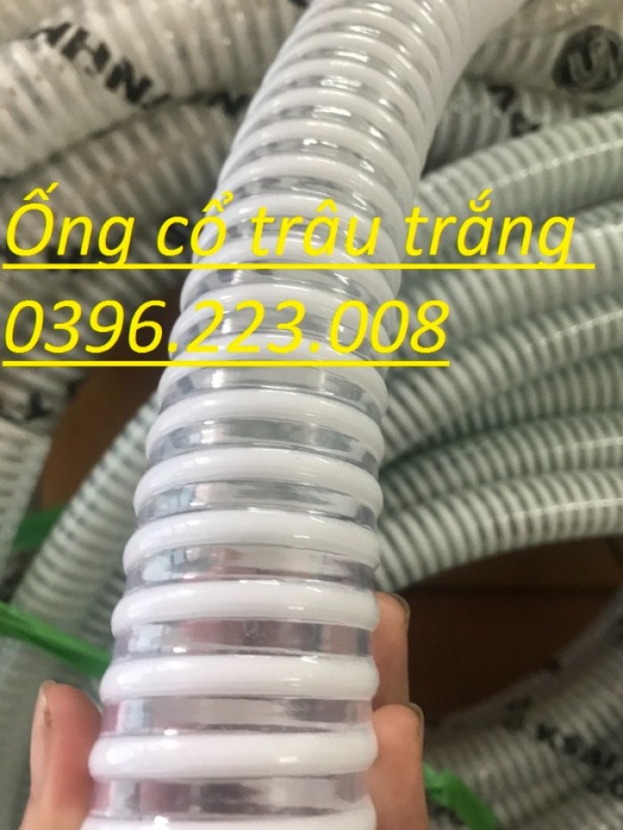 Ống cổ trâu gân nhựa phi 200, phi 150, phi 120 xanh trắng giá rẻ tại Hà Nội3
