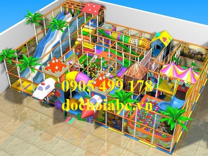 Thi công thiết kế khu vui chơi trẻ em trong nhà và ngoài trời chất lượng cao3
