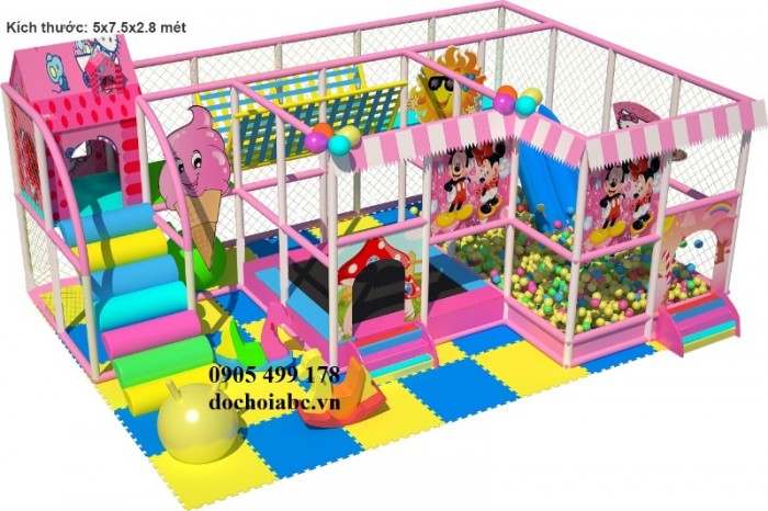 Thi công thiết kế khu vui chơi trẻ em trong nhà và ngoài trời chất lượng cao2
