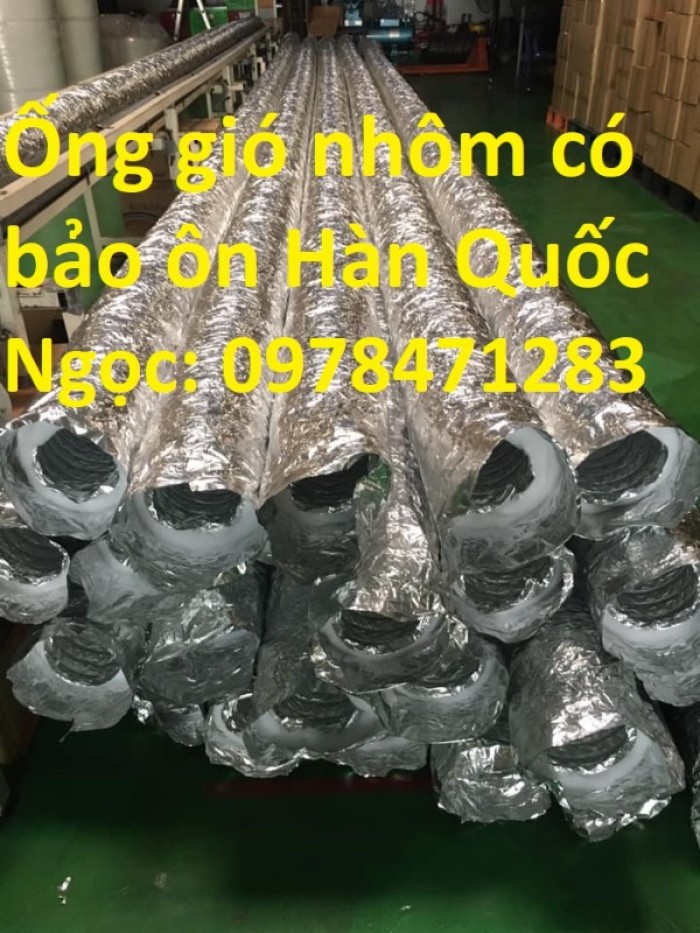 Ống gió mềm nhôm nhập khẩu từ Hàn Quốc chuyên dẫn gió, hút mùi.