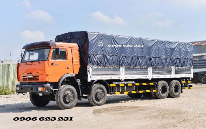 Bán Tải thùng Kamaz 4 giò tại Bình Dương | Bán xe Kamaz 6540 (17,9 tấn)