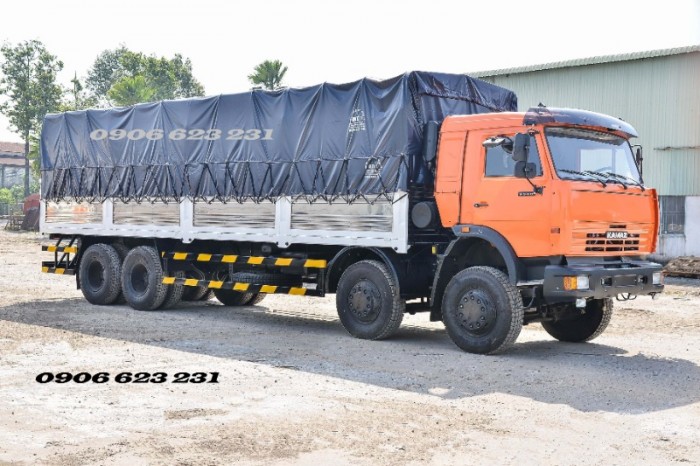 Bán Tải thùng Kamaz 4 giò tại Bình Dương | Bán xe Kamaz 6540 (17,9 tấn)