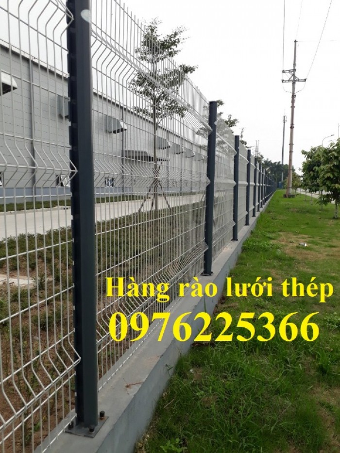 Hàng rào lưới thép mạ kẽm, sơn tĩnh điện D5a (50x150) mm12