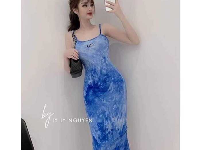 Mua Chân váy maxi von lưới loang màu  Tiki