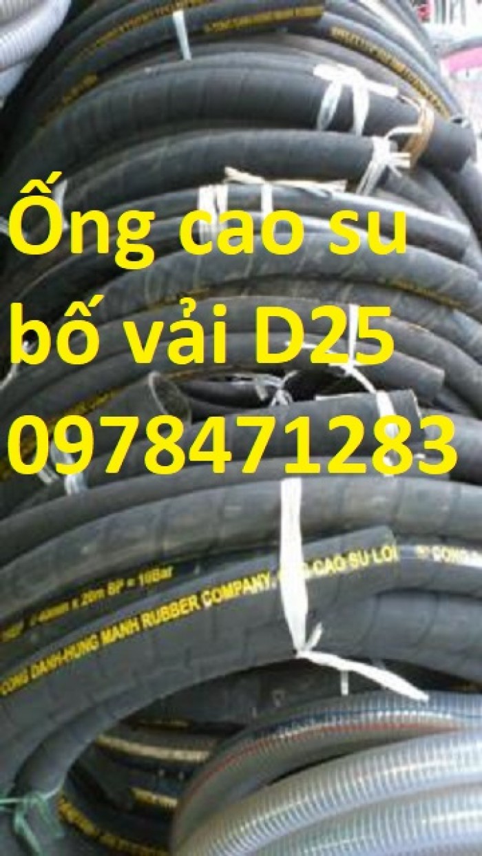 Mô tả chi tiết về sản phẩm ống cao su bố vải phi 50, phi 55, phi 60.