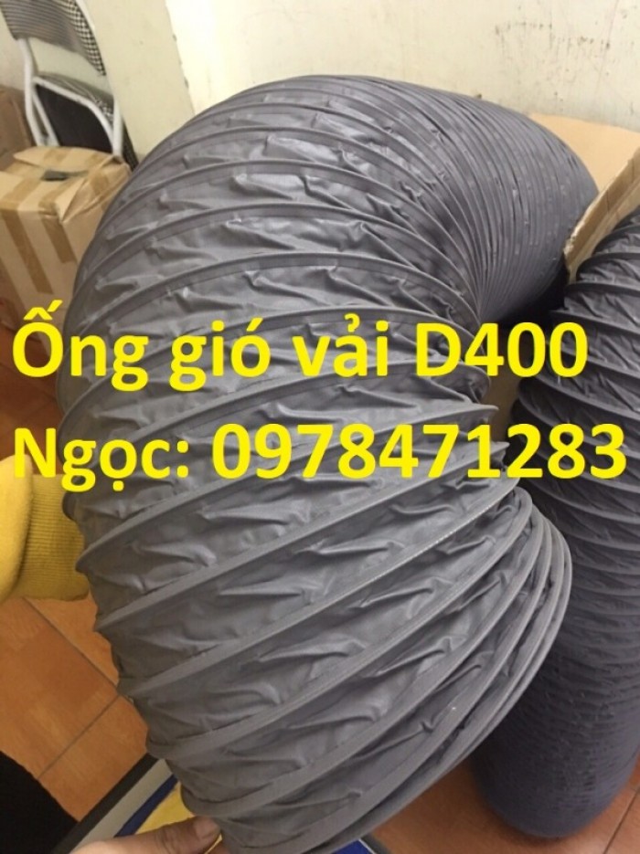 Tổng kho ống gió mềm vải phi 400, phi 450, phi 500 giá tốt. - 5