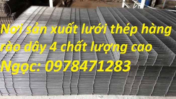 Nơi sản xuất và cung cấp lưới thép hàng rào dập sóng dây 4, dây 5. - 3
