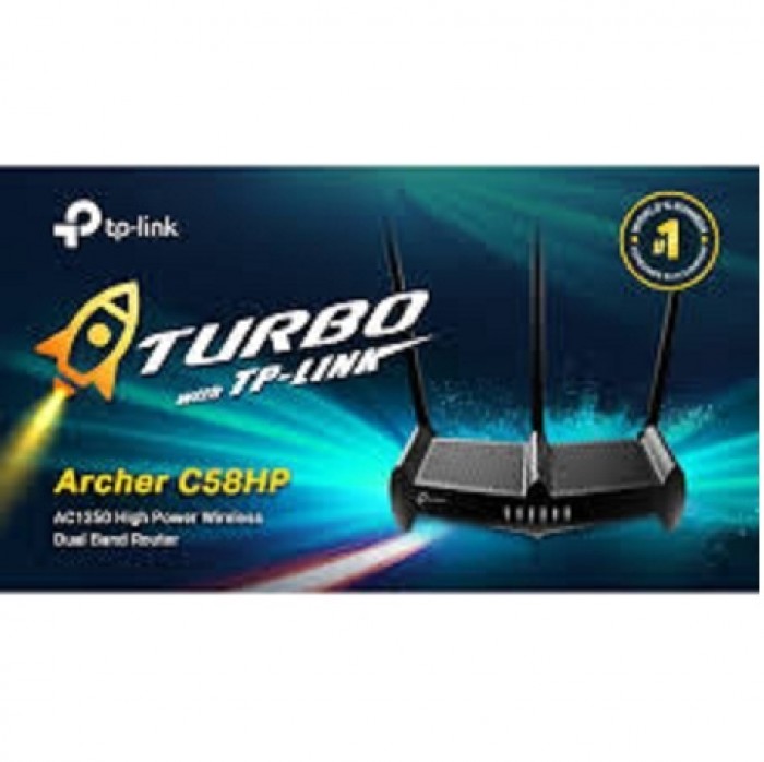 Router TP-link Archer C58HP AC1350 băng tần kép Cung cấp khả năng truy cập Internet ổn định tất cả các thiết bị quan trọng được kết nối.0