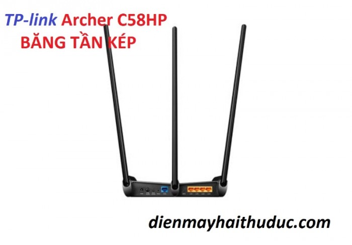 Router TP-link Archer C58HP AC1350 băng tần kép hoạt động nhiều chế độ: như một bộ mở rộng sóng hoặc điểm truy cập WiFi, cung cấp linh hoạt trong mọi tình huống.1