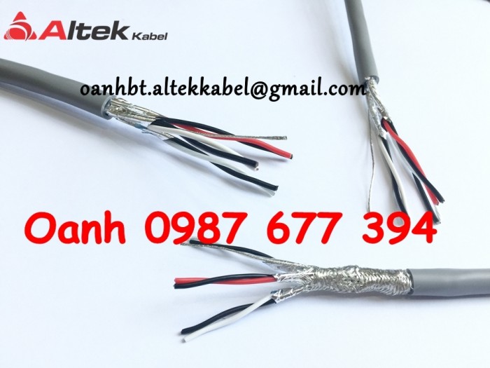 Cáp điều khiển 1 pair 20awg, 2 pair 20awg, 3 pair 20awg, 4 pair 20awg4