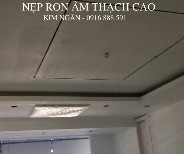 Nẹp ron âm thạch cao - Nẹp tạo khe trần - Nẹp chỉ âm trần Mới 100 ...