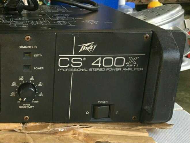 peavey cs 400x power amplifier