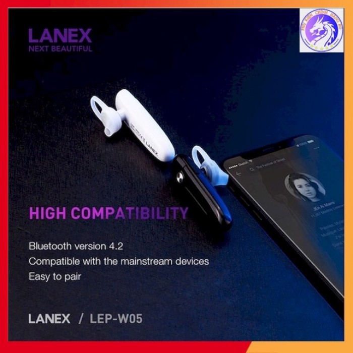 Tai nghe bluetooth V4.2 có mic lanex LEP-W052