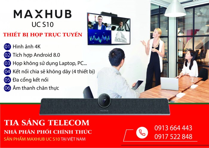 Thiết Bị Họp Trực Tuyến Maxhub Uc S10 Mới 100%, giá: 19 ...