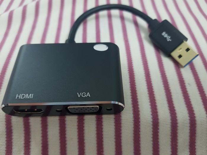 Cáp Chuyển USB 3.0 ra HDMI và VGA0