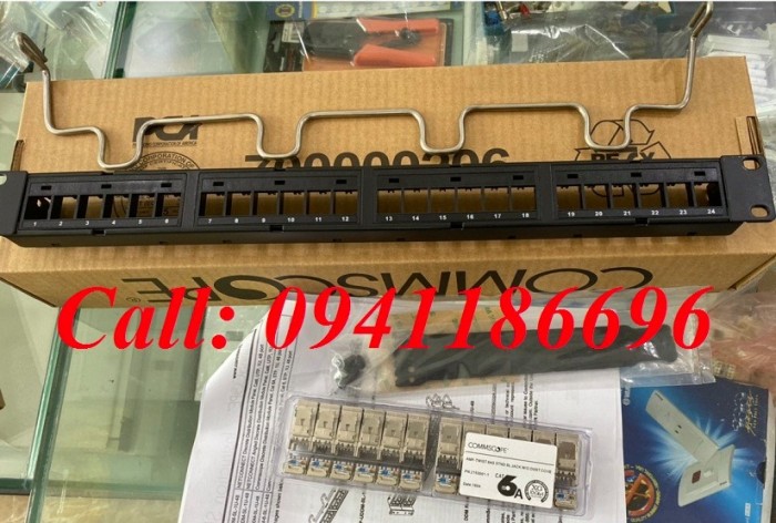Patch Panel 24 cổng Cat6 4