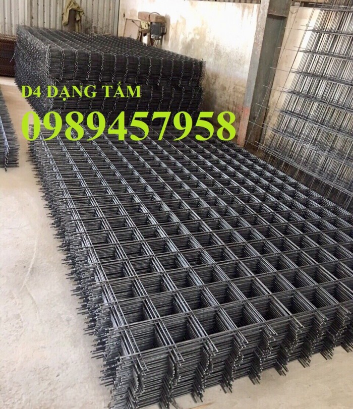 Lưới thép Phi 4 đổ sàn ô 200x200, Phi 5 ô 150x150, Phi 6 ô 200x200 có sẵn  Mới 100%, giá: 18.000đ, gọi: 0989 457 958, Huyện Phú Xuyên - Hà Nội,  id-156a0e00