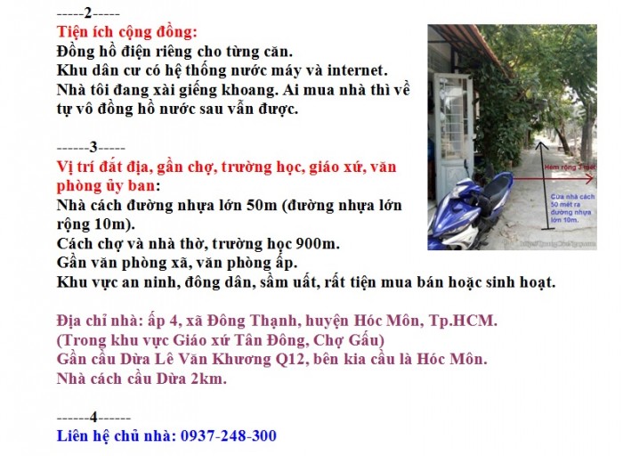 Bán nhà nhỏ hóc môn, chợ gấu giáo xứ tân đông