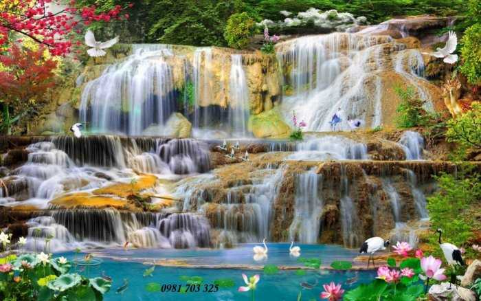 Tranh gạch phong cảnh suối nước Mới 100%, giá: đ, gọi: 0981703325,  Quận Hà Đông - Hà Nội, id-25f51700