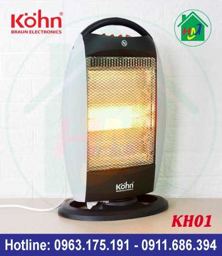 Đèn Sưởi Điện Halogen 3 Bóng Braun Kohn Kh017