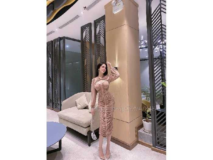 Đầm body dự tiệc  đầm nhún  CHIC