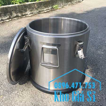 Bán thùng inox có nắp - thùng inox cách nhiệt đựng nước tại Đà Nẵng - 23