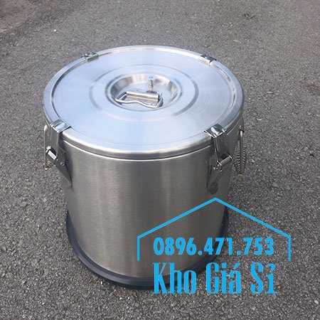 Bán thùng inox giữ nhiệt cỡ lớn 120 Lít giá rẻ tại Hà Nội - 9
