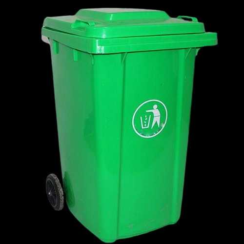 Thùng rác nhựa màu xanh lá 240l,thùng rác y tế 240l1