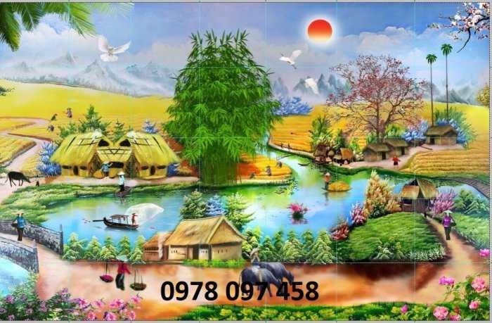 Tranh 3D - tranh gạch phong cảnh quê hương Mới 100%, giá: đ, gọi:  0978 097 458, Quận Hà Đông - Hà Nội, id-5d0c1800