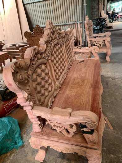 Bộ bàn ghế mẫu mới hoàng gia gỗ hương đá5