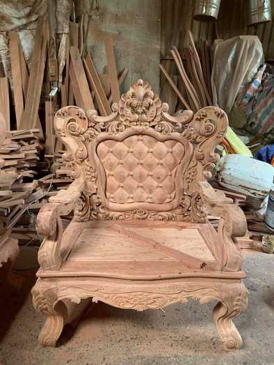 Bộ bàn ghế mẫu mới hoàng gia gỗ hương đá3