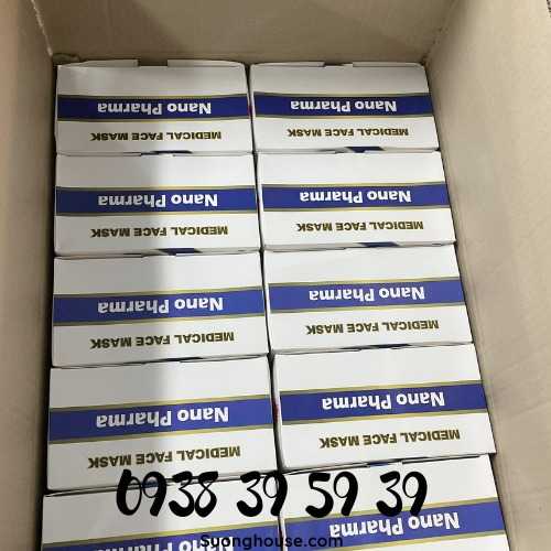 Khẩu trang y tế thùng 50 hộp -hộp 50 cái FDA, EU  bảo vệ sức khỏe  ngừa Corona11
