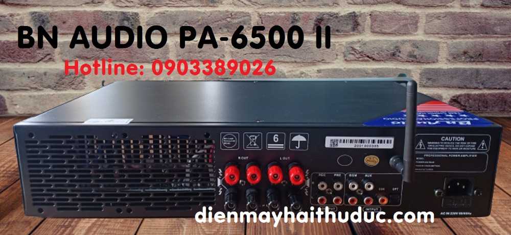 Cục đẩy liền Vang BN Audio PA-6500 II sản phẩm mới, kỹ thuật âm thanh mới1