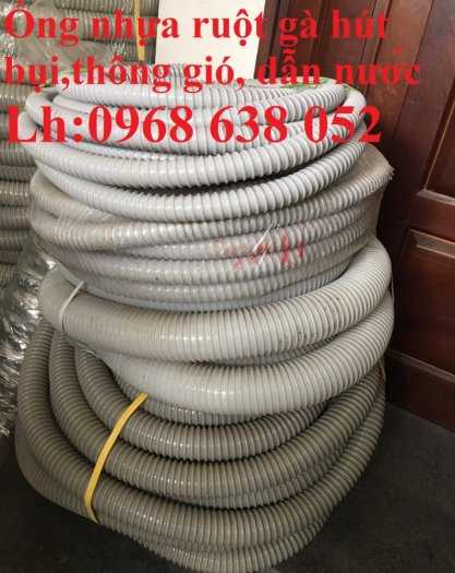 Ống nhựa ruột gà phi150 lắp quạt hút mùn cưa, trấu, vỏ hạt nông sản chất lượng cao