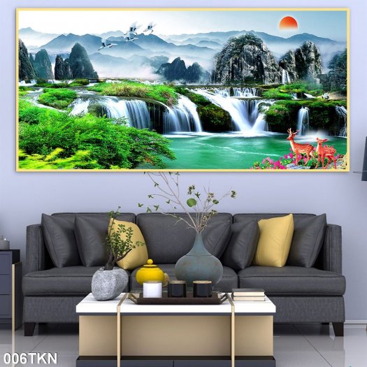 Gạch tranh 3D phong cảnh, tranh 3D phòng khách Mới 100%, giá: đ,  gọi: 0981703325, Quận Hà Đông - Hà Nội, id-77251800