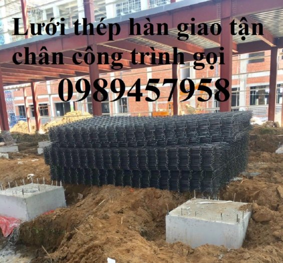 Lưới thép đổ bê tông phi 8 a 200x200, Lưới thép hàn chập phi 5 ô 150x150, D5 a 200x200 giao tận nơi